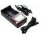 Helyettes�t� akkut�lt� Battery Charger 18650 ICR18650 US h�l�zati �s aut�s t�lt�