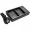 Helyettes�t� akkut�lt� akku Panasonic Lumix DC-S5 DMW-BTC15 Type-C k�bel