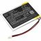 Helyettes�t� m�dialej�tsz� akku XDUOO X2 YT403040 3.7V 500mAh 1.85Wh