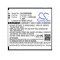 Helyettes�t� telefon akku Prestigio MultiPhone 5000 Duo PAP5000 DUO 2000mAh 7.4Wh 3.7V