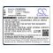 Helyettes�t� telefon akku Prestigio MultiPhone 5505 DUO PSP5505 Duo 1800mAh 6.66Wh Li-ion 3.7V