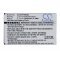 Helyettes�t� telefon akku ZTE E700 F860 F868 F866 Li3712T42P3h633959 1200mAh Li-Ion