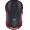 Logitech M185 vezet�k n�lk�li eg�r 2,4GHz 1000dpi 3 gomb piros-fekete USB nano vev�