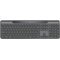 Logitech K980 Signature Slim Solar+ vezet�k n�lk�li billenty�zet DE Bluetooth USB-C Logi Bolt grafit