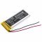 Helyettes�t� vezet�k n�lk�li akku headset Ti100 AHB102050PJT 900mAh 3.33Wh