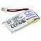 Helyettes�t� vezet�k n�lk�li akku headset SC-HR01/YP401225P 80mAh 0.3Wh
