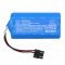 Helyettes�t� porsz�v� akku Laserbot 650 BONA18650-MF1 2600mAh 38.48Wh