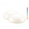 Goobay 2db/csomag LED napelemes dekor k� 24cm M RGBW k�lt�ri 10lm 3,7V 600mAh IP44