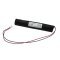 Helyettes�t� akku 4/5 Sub C 4,8V 2000mAh v�sz- �s biztons�gi vil�g�t�s NiMH