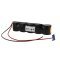 Helyettes�t� akku NC v�sz- �s biztons�gi vil�g�t�shoz 1/2D-Size 6V 2200mAh