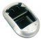 Univerz�lis Li-Ion t�lt� camcorder akkupakkokhoz 500mA 12/24V adapterrel Li-Ion