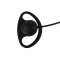 Helyettes�t� f�lhallgat� GES-03 D-forma rugalmas kamp� 90cm k�bel 3,5mm csavart jack