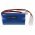 Helyettest modell / RC Akku 7.4V, Li-Ion, 1300mAh, KET-2P csatlakoz