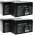4db Powery lom zsels akku helyettesti Panasonic LC-R127R2PG