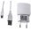 Multi t�lt� adapter 2db USB 2,1A + t�lt� k�bel Sony Xperia Z / Z2 / Z3 / XZ