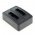 Helyettest dual USB-s akkutlt Sennheiser BA300 / tpus DTC-1302 2db akku tltsre