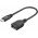USB-C - USB-A talakt kbel, fekete, 20cm - A kszlet erejig!