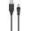 Goobay USB-A-Mini-B k�bel 1,5m fekete USB2.0 480Mbit/s 0,5A 2,5W