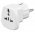 Goobay utaz�adapter feh�r CEE 7/7 UK Typ J SEV 1011 Typ L CEI 23-16-VII Typ B - Ki�rus�t�s