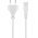 Goobay t�pk�bel Eurodug� C (CEE7/16) - C7 k�sz�l�kcsatlakoz� 5m 2x0,75mm2 feh�r