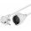 Goobay hosszabb�t� 3m 3x1,5mm2 feh�r 90� hibrid dug� E/F CEE7/7 -> v�d�aljzat F CEE7/3