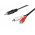 Goobay audiok�bel 3,5mm jack 2x RCA (cinch) 3m
