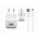Cabstone+ Micro USB h�l�zati t�lt�k�szlet feh�r 1m 2100mA 2db/csomag - A k�szlet erej�ig