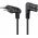 Goobay h�l�zati k�bel Eurodug� CEE 7/16 90� - C7 90� 3m 2x0,75mm2 fekete