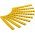 Goobay k�beljel�l� klipszek A-C bet�k 3,8-5,9mm 3x30db/csomag s�rga - A k�szlet erej�ig