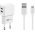 Goobay 12W Micro-USB dual t�lt�k�szlet 2xUSB 1m feh�r