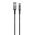 Goobay USB-C-USB-A textilk�bel f�m csatlakoz�kkal spacegrau/ez�st 0,5m 15W 3A - A k�szlet erej�ig