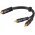 Goobay audio Y-k�bel adapter cinch aljzat 2x cinch dug� 0,2m