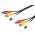 Goobay Composite audio-video csatlakoz�k�bel 3x RCA (cinch) 1,5m
