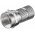 Goobay F-Stecker 6,5mm csavaros cink adapter nikkelezett �rintkez�kkel