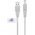 Goobay USB-A USB-B k�bel 3m USB 2.0 0,5A 2,5W sz�rke