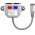 Goobay LAN k�bel eloszt� Y-Adapter 1x 8 p�lus� 2x 4 p�lus� CAT 5