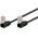 Goobay CAT 5e patchk�bel 2x 90� csatlakoz� 0,25 m
