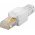 Goobay RJ45 CAT 5e UTP csatlakoz� 4 k�bel�tm�r�h�z szersz�mmentes szerel�s