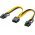 Goobay t�pk�bel 8 t�s aljzat 2x 6+2 t�s PCIe Y adapterhez