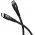 Goobay USB-C textilk�bel f�m csatlakoz�kkal 1m 60 W 3 A fekete