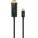 Goobay USB-C HDMI k�bel 1m 4K 60 Hz 18 Gbit/s USB 3.1 fekete
