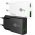 Goobay USB-C PD GaN gyors t�lt� 25W 1x USB-C 1x USB-A fekete