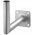 Goobay alum�nium SAT parabola falitart� erk�lykorl�t szerel�s 350mm 50mm 850mm