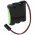 Helyettes�t� akku v�szvil�g�t�s VRI 70360503513 N-600AAC 3,6V 600mAh NiCd