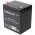 Multipower MP5.4-12B 12V 5,4Ah 6,3mm Faston akku AGM �lom-zsel�s