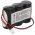 Helyettes�t� akku v�szvil�g�t�s 3,6V 1800mAh F1x3 Sub-C ESYLUX SLA FLP/GL NiCd