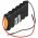 Helyettes�t� akku v�szvil�g�t�s 7,2V 2100mAh F1x6 HHR-210AH 200mm k�bel NiMH