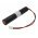 Helyettes�t� akku v�szvil�g�t�shoz L1x3 Sub-C 3,6V 3000mAh 200mm k�bel B-949/HT NiMH