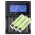 Helyettes�t� akku Panasonic 18650 3,7V 3400mAh 3db/csomag LCD t�lt� Li-Ion