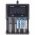 Helyettes�t� akku CR123A 3,7V 850mAh 2db/csomag LCD t�lt� Li-Ion